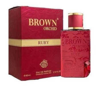 Brown Orchid Ruby Perfume | Fragrance World – 80ml