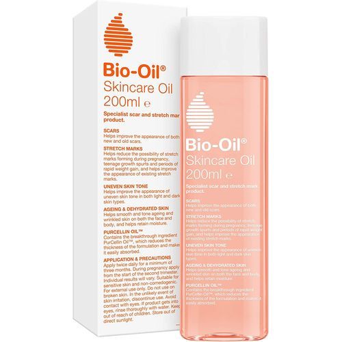 Bio Oil Skincare Oil – Improves Appearance Of Scars, Stretch Marks And Skin Tone, 200ml (UK Origin)